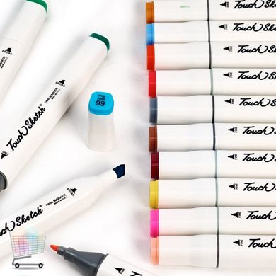Набор маркеров для рисования на спиртовой основе Touch 48 шт./ Скетч маркеры для творчества и скетчинга