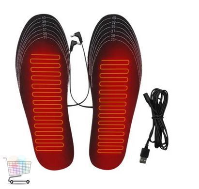 Стельки с подогревом до 50&deg;C, USB подключение для мужчин и женщин &middot; Универсальные стельки с USB-подогревом