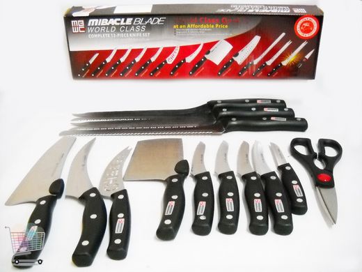 Набор кухонных ножей Miracle Blade 13 в 1 PR3