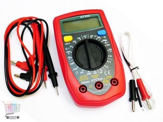 Мультиметр UNI-T UT33C цифровой измерительно-разметочный инструмент тестер амперметр вольтметр