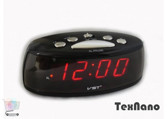 Электронные настольные часы с красной подсветкой VST 773 CG10 PR3