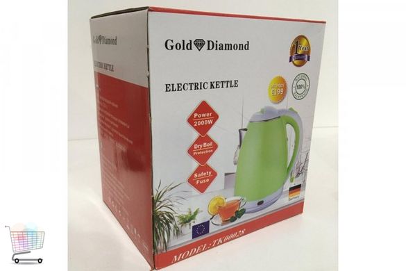 Электрочайник Gold Diamond Tk-00028 ∙ Чайник электрический из нержавеющей стали, 1.8 л