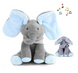 Говорящая плюшевая игрушка Слоник Peekaboo ∙ Интерактивная музыкальная игрушка Умный слоник