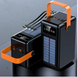 Power Bank YM-641 CX 180000 mAh з ліхтариком ∙ Повербанк YM-641 CX на сонячній батареї з дисплеєм