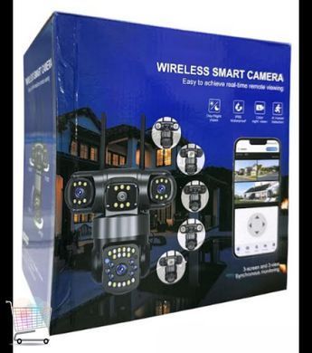 4G камера видеонаблюдения уличная поворотная Smart Camera SO-14 с SIM-картой &bull; Наружная IP камера для дома, дачи, склада и двора &bull; Умная камера наблюдения для удаленного контроля территории