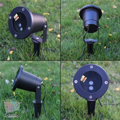 Новорічний лазерний проектор Star Shower metal для дому з пультом / Світлова установка
