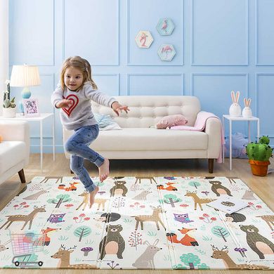 Термоковрик для детей Folding baby mat / Детский развивающий игровой коврик раскладной 200*180 см
