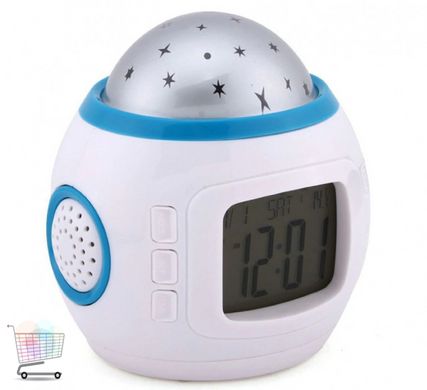 Музыкальные часы – будильник с проектором ночником Звездное небо YUHAI UI-1038