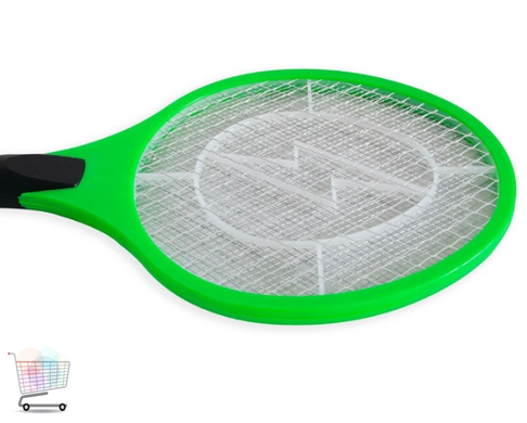 Електрична мухобійка ракетка для знищення мух та комарів