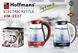Стеклянный электрочайник Hoffmans HM-2537 &bull; Подсветка и контроль уровня воды 2000W