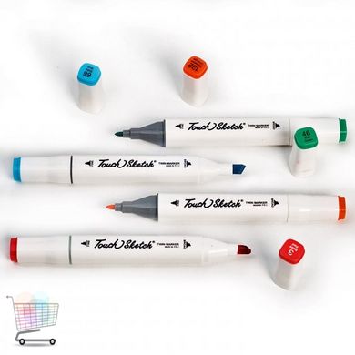 Набор маркеров для рисования на спиртовой основе Touch 60 шт./ Скетч маркеры для творчества и скетчинга