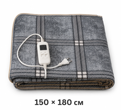 Електричне простирадло Electric Blanket 7421 150&times;180 см для ліжка з 2 режимами &bull; Електропростирадло з підігрівом Electric Blanket 7421 65/130 Вт 220 В, сердечка