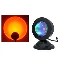 Настольная лампа Sunset Red для дома &bull; LED светильник с имитацией закатного света