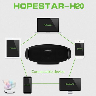 Портативна Bluetooth колонка Hopestar H20