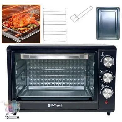 Настольная многофункциональная духовка Hoffmans HM-752 55L 2000W &bull; Универсальная электропечь для дома, кухни и офиса