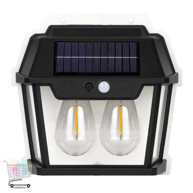 Вуличний підвісний ліхтар HW 999-2W Solar Interaction Wall Lamp із датчиком руху на сонячній батареї