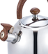 Чайник со свистком из нержавеющей стали Benson BN-712 3 л | Нейлоновая ручка | Индукция PR3