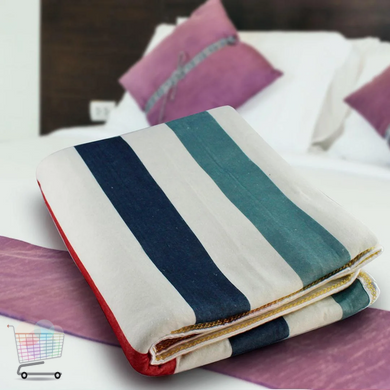 Электрическая простынь Electric Blanket 7420 150&times;180 см с регулируемым нагревом &bull; Электропростынь Electric Blanket 7420 86 Вт 220 В для прогрева кровати, разноцветные полосы