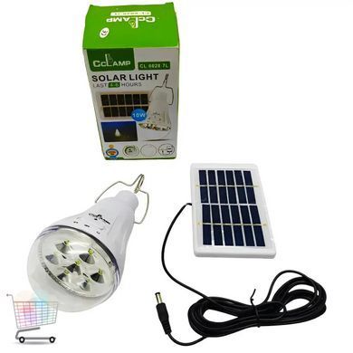 Вулична LED-лампа з акумулятором CL-028 Max з сонячною зарядкою ∙ Компактний портативний світильник CL-028 Max для подорожей