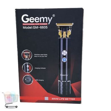Професійна машинка GEEMY GM-6605 тример для стрижки волосся