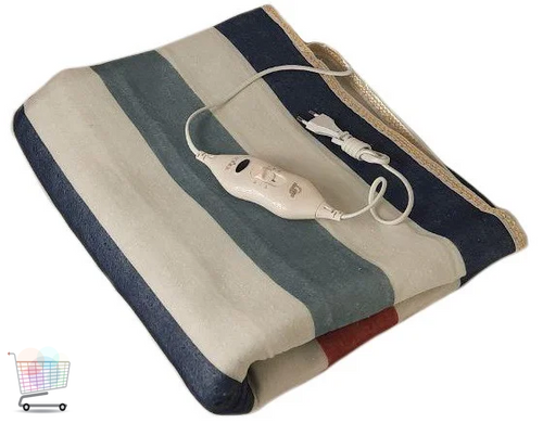 Электрическая простынь Electric Blanket 7420 150&times;180 см с регулируемым нагревом &bull; Электропростынь Electric Blanket 7420 86 Вт 220 В для прогрева кровати, разноцветные полосы