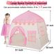 Детская палатка Tipi Baby Tent · Складной домик – шатер для ребенка · Синий / Розовый