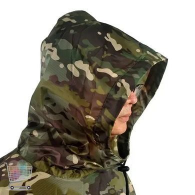 Накидка от дождя Raincoat камуфляж D -1 &bull; Водонепроницаемый плащ камуфляжный от дождя