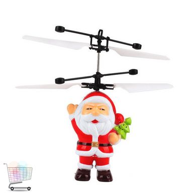 Літаюча Іграшка Flying Santa Санта Клаус Подарунок на Новий Рік Дід Мороз