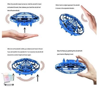 Ручной квадрокоптер UFO (YC8886) | Движение от руки | Летающий дрон PR4