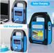 Туристический фонарь HB-9707A с аккумулятором солнечной батареей и Power Bank ∙ Переносной кемпинговый фонарь HB-9707A для туризма