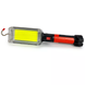 Магнитный фонарь BL-8859B COB &bull; Аккумуляторная рабочая LED-лампа 20 Вт с крючком, регулируемой опорой, 2&times;18650 и USB-зарядкой