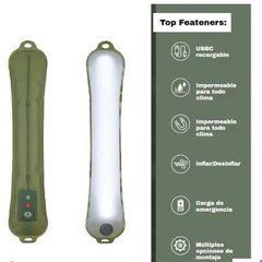 Фонарь для кемпинга KL-D90 &bull; Надувной аккумуляторный LED-светильник для палатки с USB-C, магнитами и защитой IP66