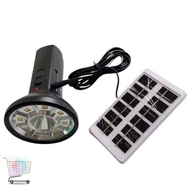 Портативный солнечный светильник Solar flashlight CL-058 с солнечной батареей ∙ Солнечный LED фонарь Solar flashlight CL-058