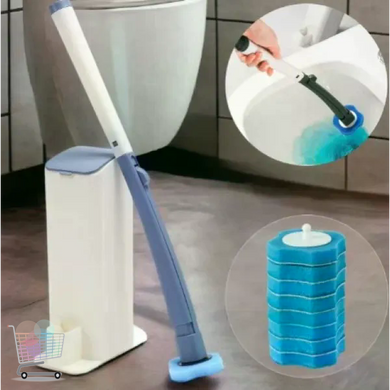 Набір щітка для туалету Toilet Cleaner Set &bull; Йоржик для ванної кімнати зі змінними насадками для прибирання сантехніки та дому