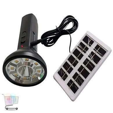 Портативный солнечный светильник Solar flashlight CL-058 с солнечной батареей ∙ Солнечный LED фонарь Solar flashlight CL-058