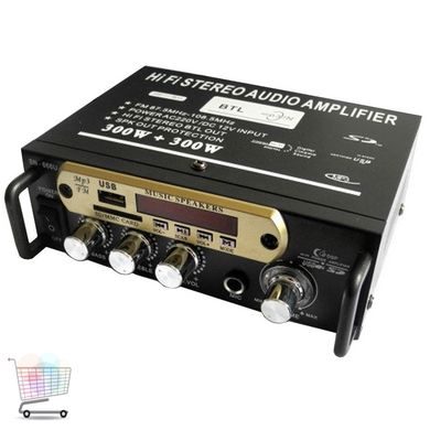 Домашній стерео-підсилювач потужності звуку AMP SN-666 BT