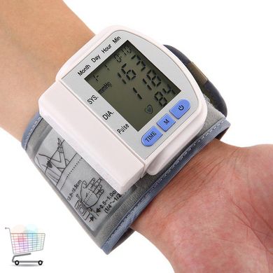 Автоматический прибор для измерения артериального давление на запястье / Запястный тонометр Blood Pressure