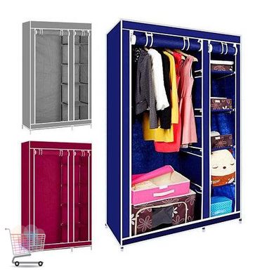Складной каркасный тканевый шкаф Storage Wardrobe 68110 Мобильное хранение одежды