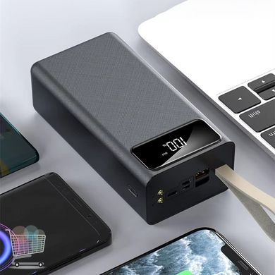 Повербанк с дисплеем K-320 · Внешний аккумулятор 30000 mAh · Power Bank с ремешком