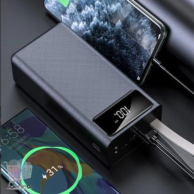 Повербанк с дисплеем K-320 · Внешний аккумулятор 30000 mAh · Power Bank с ремешком