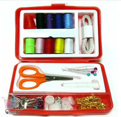 Компактный набор для шитья Insta Sewing Kit tasy ∙ Швейный набор для дома ∙ Нитки / иголки / шпильки / ножницы / сантиметр / наперсток