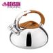 Чайник со свистком из нержавеющей стали Benson BN-703 3 л | Нейлоновая ручка | Индукция PR4