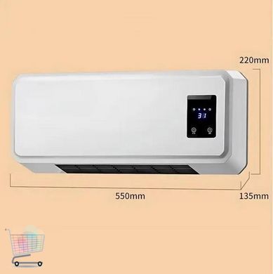 Настінний керамічний обігрівач Heating air conditioning 1500 Вт ∙ Обігрівач кондиціонер для дому 170 1500 W настінний