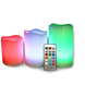 Набор RGB светодиодных свечей Luma Candles - ночник с пультом управления, 3 шт