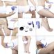 Антицеллюлитный вибромассажер / Ручной массажер Relax and Tone  для тела, рук и ног, 4 насадки