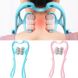 Ручний мультироликовий масажер для шиї і тіла Neck Stretcher з рельєфними обертовними на 360° роликами
