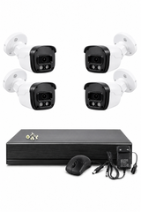 Система видеонаблюдения UCAM DVR KIT на 4 уличные камеры Full HD &bull; Комплект камер с регистратором, ночной съемкой, IP67 и удаленным просмотром со смартфона