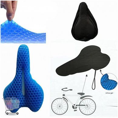 Накладка на сідло велосипеда · Велосипедна подушка на сидіння