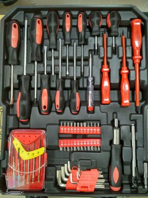 Набір автомобільних інструментів Kraft Royal / 408 предметів у зручній валізі для ремонту та обслуговування вашого автомобіля