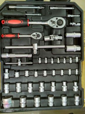 Набор автомобильных инструментов Kraft Royal /  408 предметов в удобном чемодане для ремонта и обслуживания вашего автомобиля